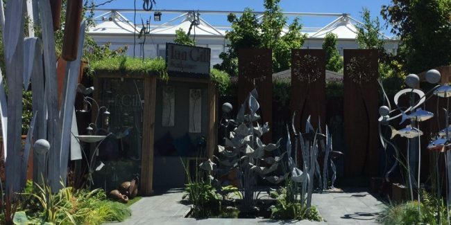 Decorative pond examples by sculptor Ian Gill