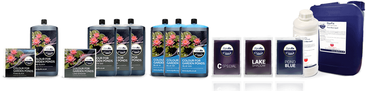 Dyofix pond dye range