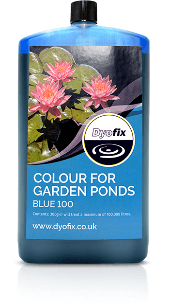Small Garden Pond dye Blue 100