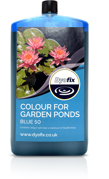 Small Garden Pond dye Blue 50