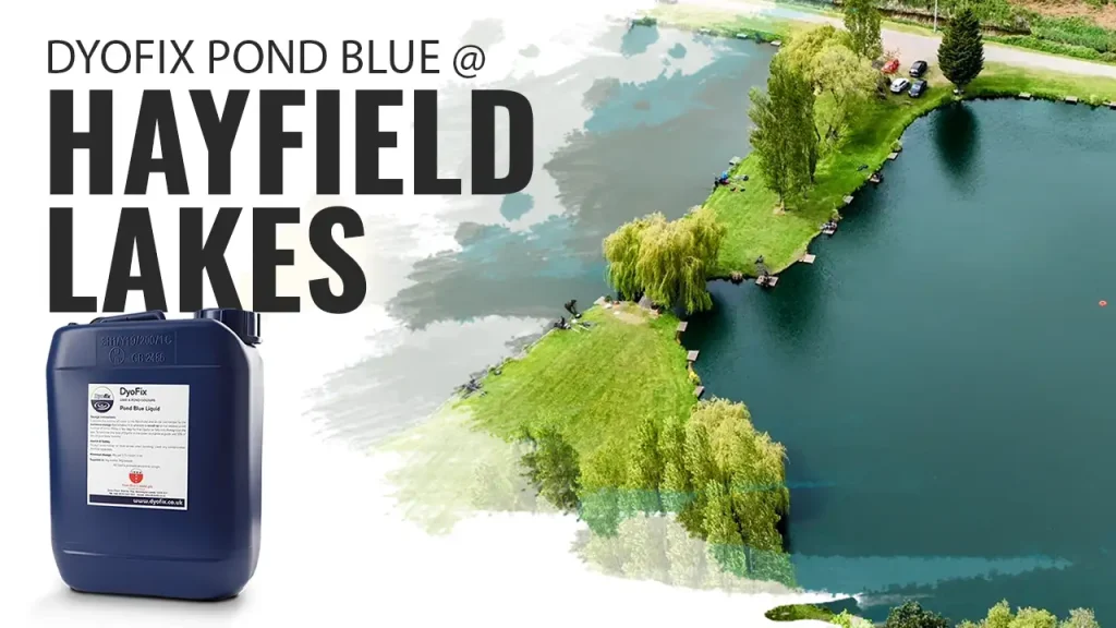 Dyofix Pond Blue trial enhances Hayfield Lakes